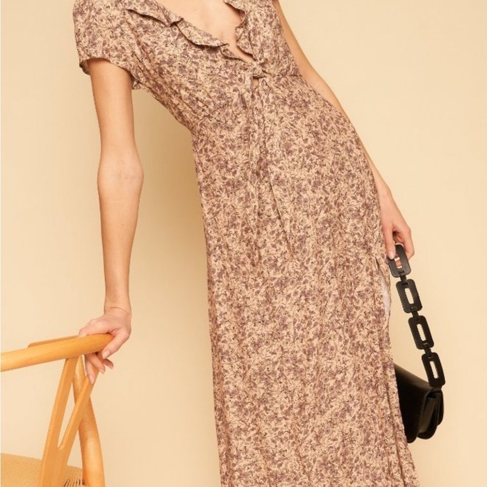 Whimsy + Row Bree Floral Midi Dress